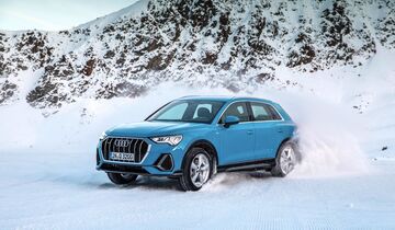Audi Q3 2019, Schnee, Winter, Allrad