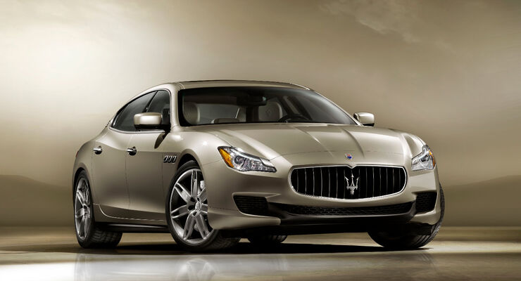 Der neue Maserati Quattroporte ist bei den Abmessungen gewachsen, wiegt aber gut 100 Kilo weniger.