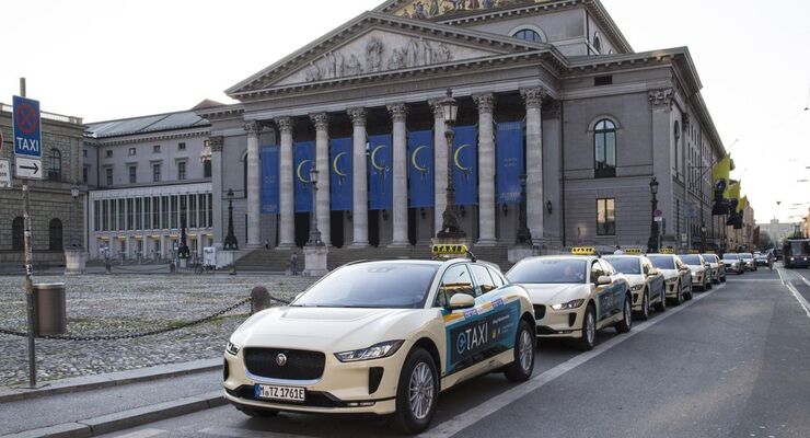 Jaguar, I-Pace, München, Taxi, E-Auto, Elektroauto, e-Taxi