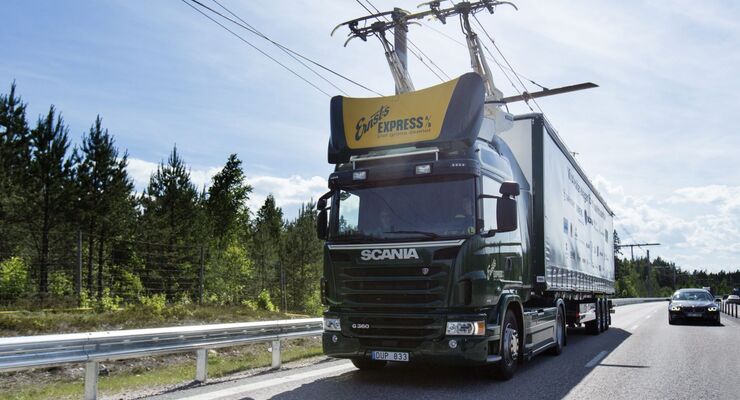 Scania Oberleitungs LKW 2018