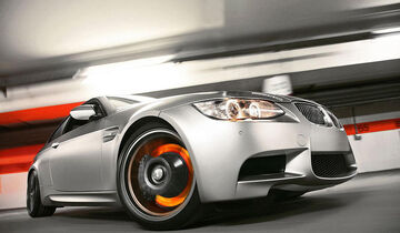 Stoptech BMW M3, Tuning, glühende Bremse