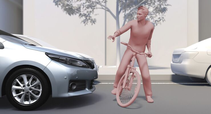 Toyota RAV4 2019 Fußgängererkennung Kollisionswarner Notbremsassistent Fußgänger Radfahrer