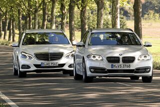 Bmw 520d Touring Vs Mercedes E 220 T Modell Firmenauto